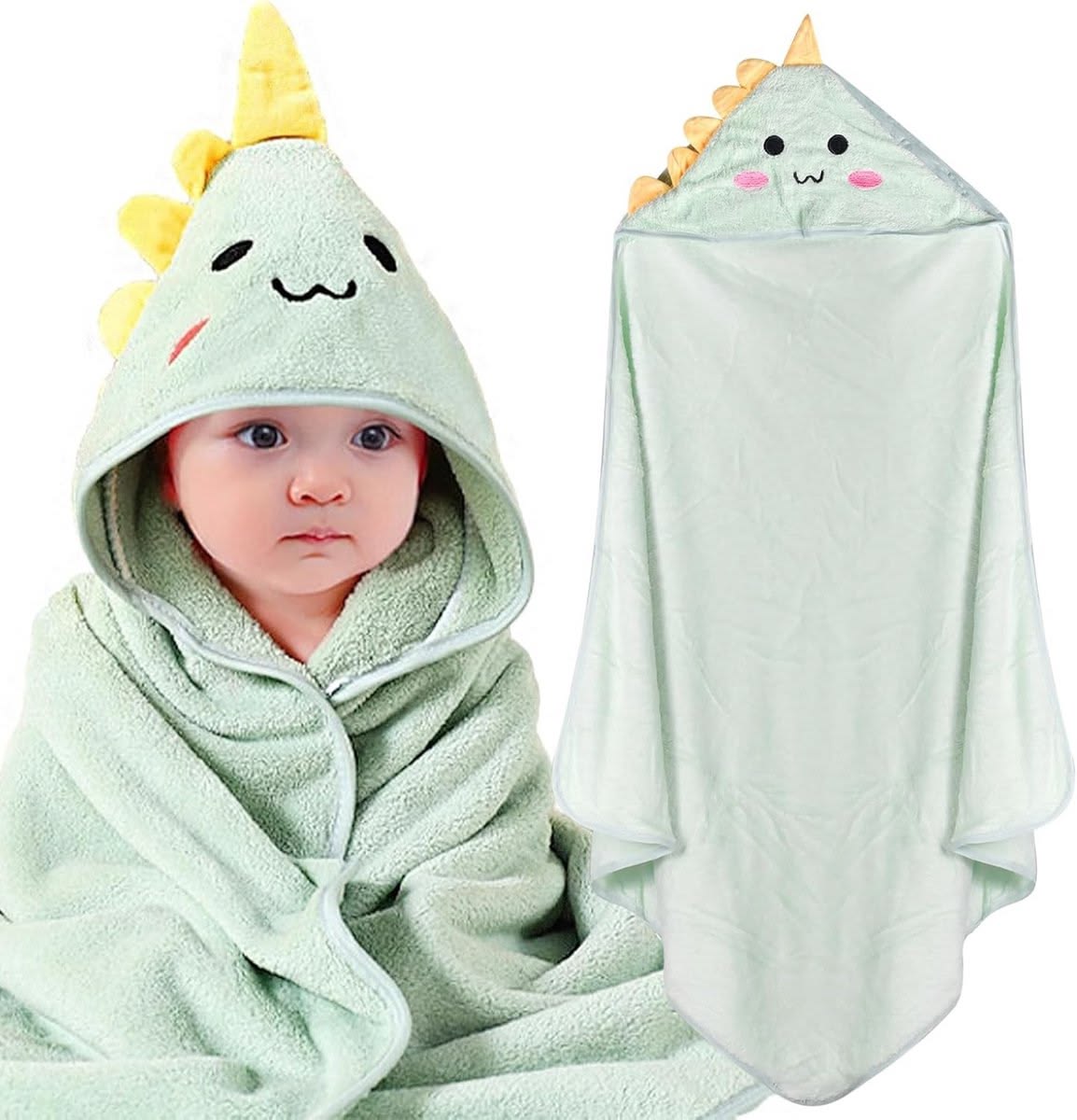 TOALLA CON CAPOTA + KIT DE ASEO + PAÑITOS HUMEDOS